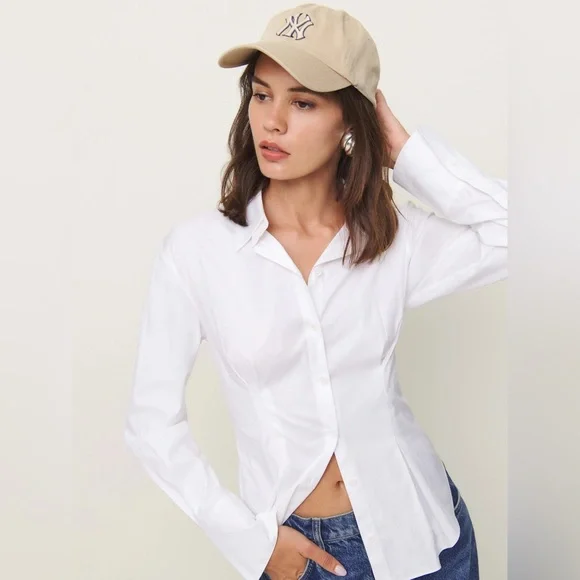 Reformation Becker Button-down Shirt - Picture 1 of 7